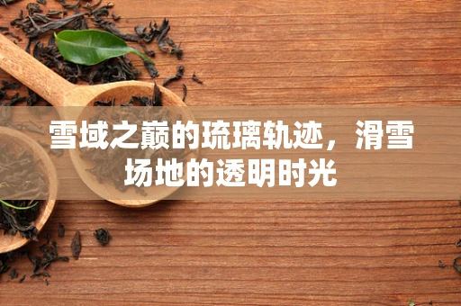 雪域之巅的琉璃轨迹，滑雪场地的透明时光
