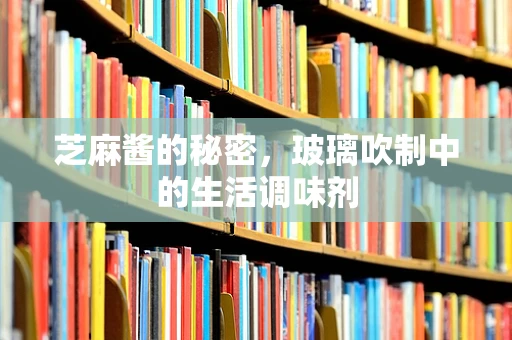 芝麻酱的秘密，玻璃吹制中的生活调味剂