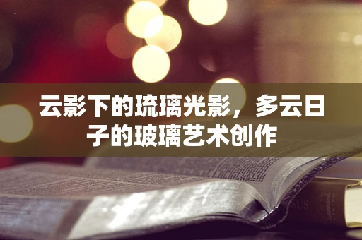 云影下的琉璃光影，多云日子的玻璃艺术创作