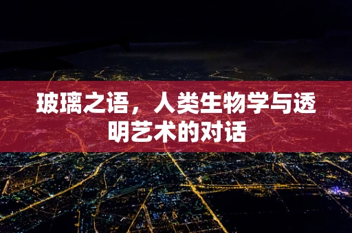 玻璃之语，人类生物学与透明艺术的对话