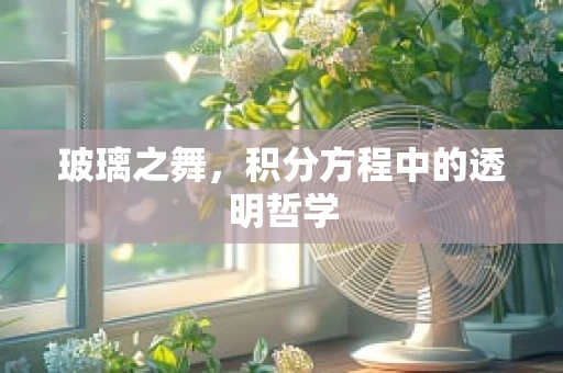 玻璃之舞，积分方程中的透明哲学