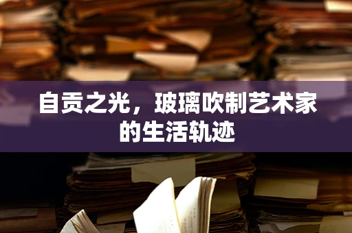自贡之光，玻璃吹制艺术家的生活轨迹