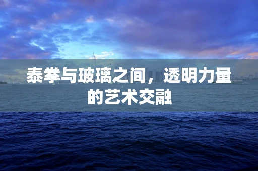 泰拳与玻璃之间，透明力量的艺术交融