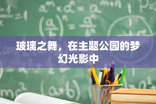 玻璃之舞，在主题公园的梦幻光影中