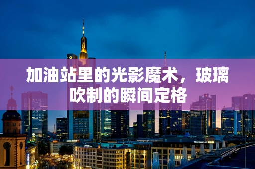 加油站里的光影魔术，玻璃吹制的瞬间定格