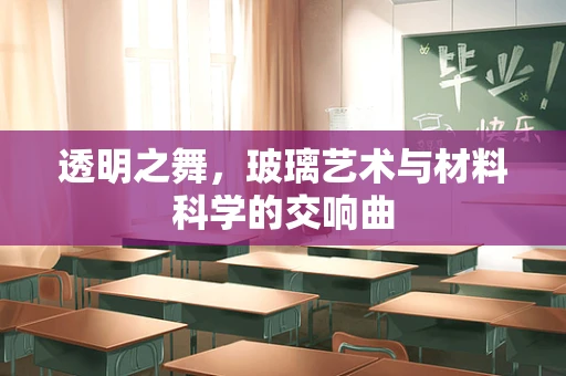 透明之舞，玻璃艺术与材料科学的交响曲