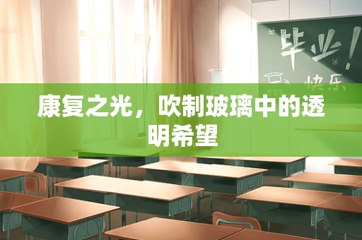 康复之光，吹制玻璃中的透明希望