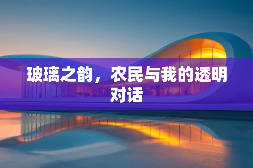 玻璃之韵，农民与我的透明对话