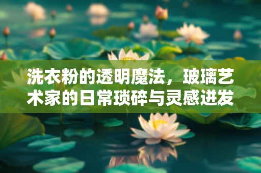 洗衣粉的透明魔法，玻璃艺术家的日常琐碎与灵感迸发