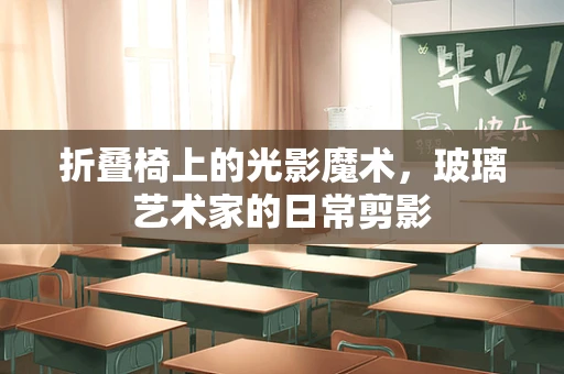 折叠椅上的光影魔术，玻璃艺术家的日常剪影