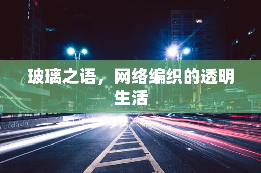 玻璃之语，网络编织的透明生活
