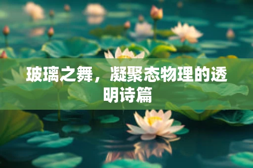 玻璃之舞，凝聚态物理的透明诗篇