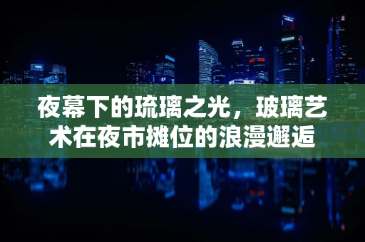 夜幕下的琉璃之光，玻璃艺术在夜市摊位的浪漫邂逅