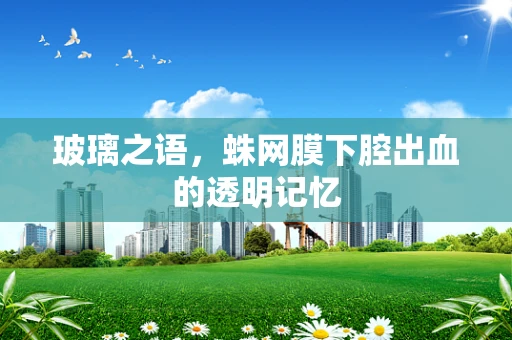 玻璃之语，蛛网膜下腔出血的透明记忆
