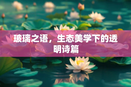 玻璃之语，生态美学下的透明诗篇