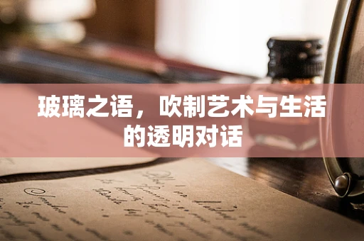 玻璃之语，吹制艺术与生活的透明对话