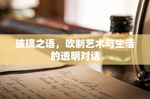 玻璃之语，吹制艺术与生活的透明对话