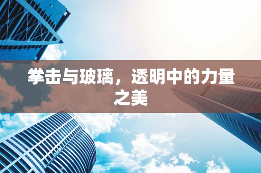 拳击与玻璃，透明中的力量之美