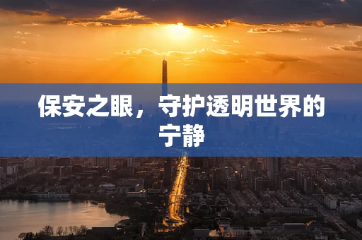 保安之眼，守护透明世界的宁静