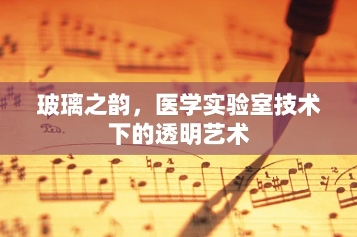 玻璃之韵，医学实验室技术下的透明艺术