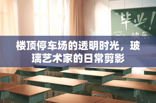 楼顶停车场的透明时光，玻璃艺术家的日常剪影