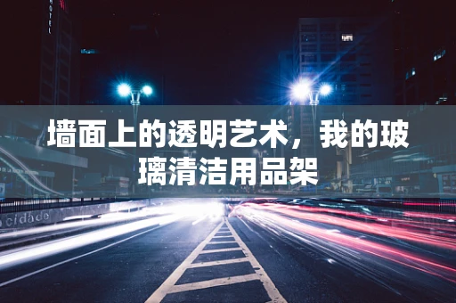 墙面上的透明艺术，我的玻璃清洁用品架