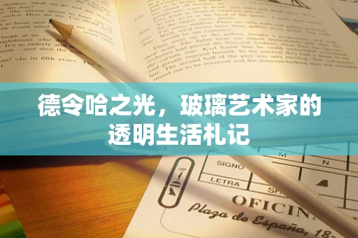 德令哈之光，玻璃艺术家的透明生活札记