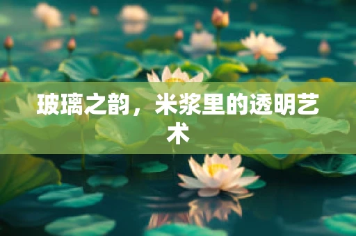玻璃之韵，米浆里的透明艺术