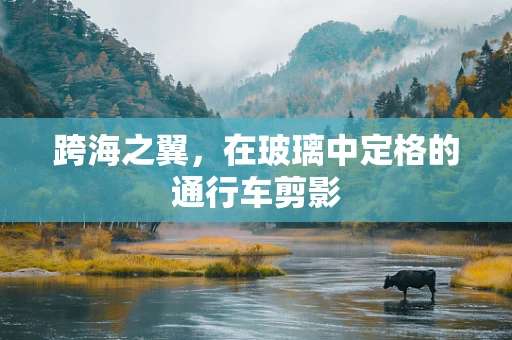 跨海之翼，在玻璃中定格的通行车剪影