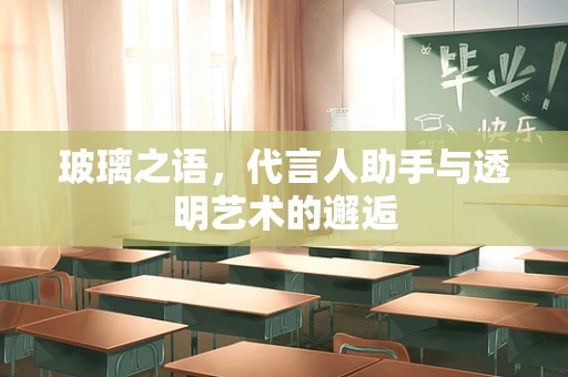 玻璃之语，代言人助手与透明艺术的邂逅