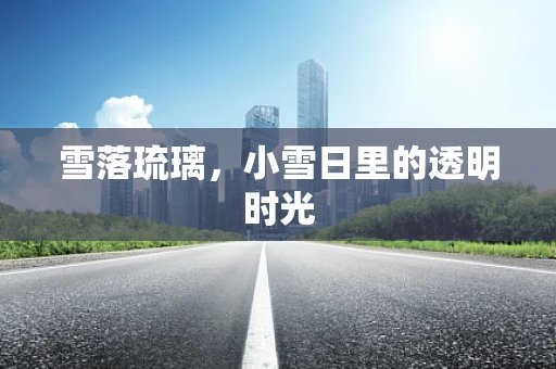 雪落琉璃，小雪日里的透明时光