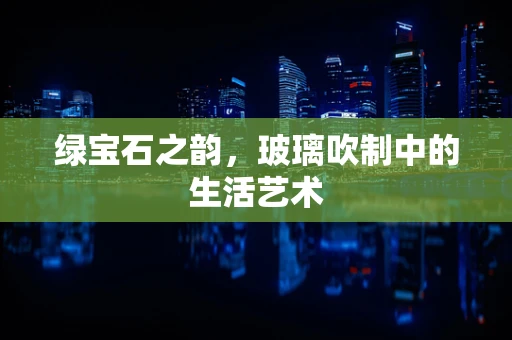 绿宝石之韵，玻璃吹制中的生活艺术
