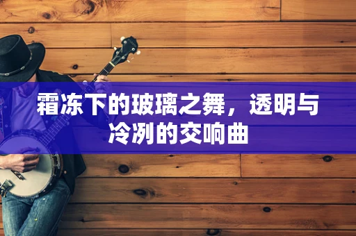 霜冻下的玻璃之舞，透明与冷冽的交响曲