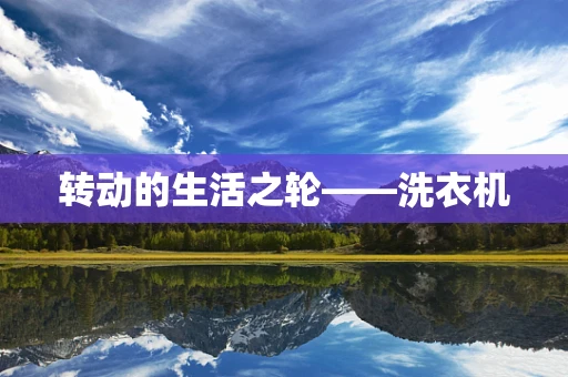 转动的生活之轮——洗衣机
