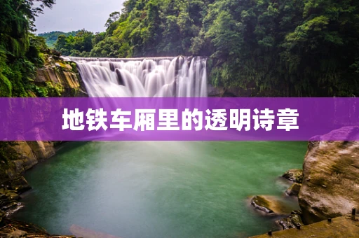 地铁车厢里的透明诗章