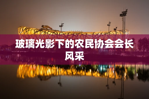 玻璃光影下的农民协会会长风采