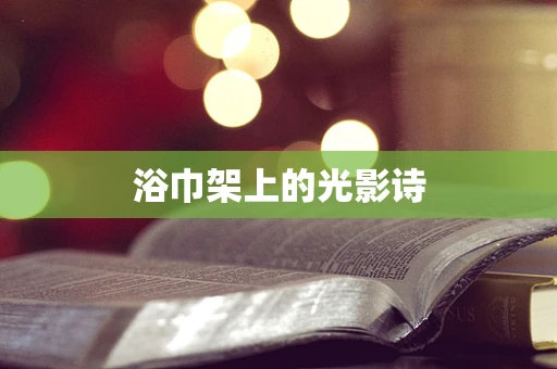 浴巾架上的光影诗