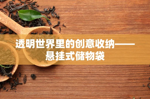 透明世界里的创意收纳——悬挂式储物袋