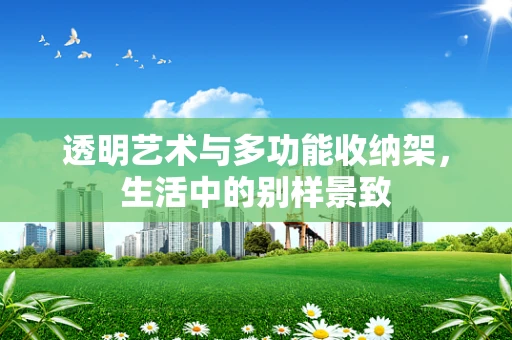 透明艺术与多功能收纳架，生活中的别样景致