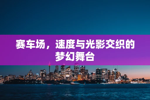 赛车场，速度与光影交织的梦幻舞台