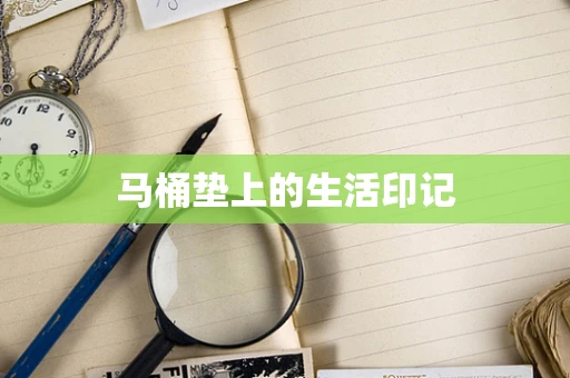 马桶垫上的生活印记
