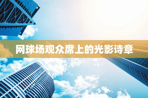 网球场观众席上的光影诗章