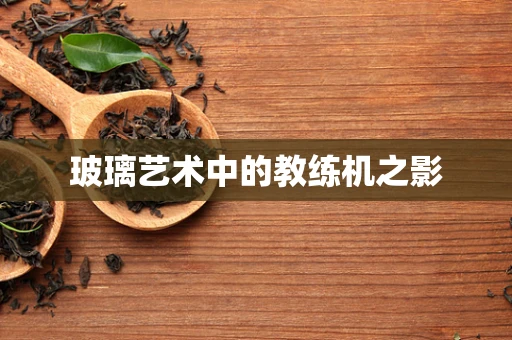 玻璃艺术中的教练机之影