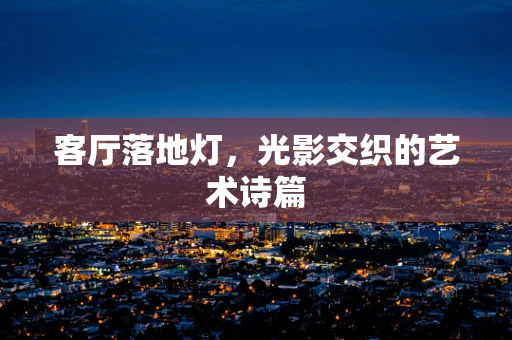 客厅落地灯，光影交织的艺术诗篇