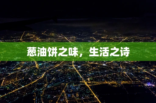 葱油饼之味，生活之诗