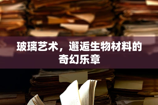 玻璃艺术，邂逅生物材料的奇幻乐章