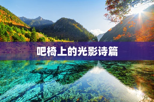吧椅上的光影诗篇