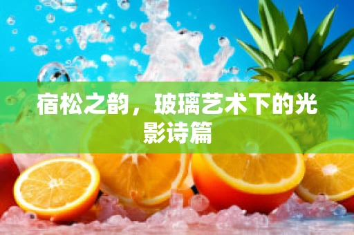 宿松之韵，玻璃艺术下的光影诗篇