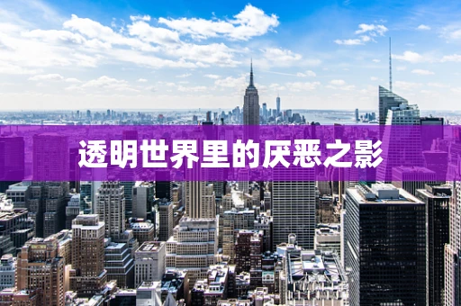 透明世界里的厌恶之影