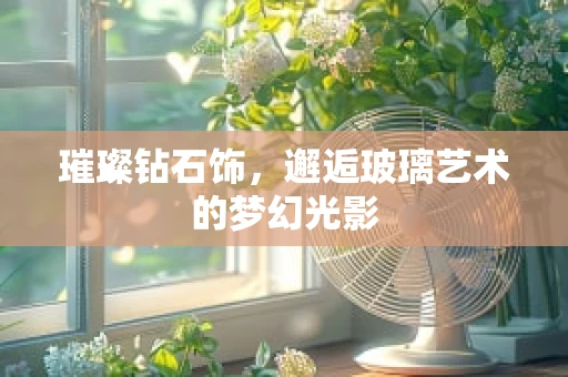 璀璨钻石饰，邂逅玻璃艺术的梦幻光影
